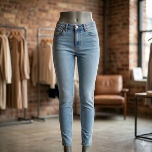 One Teaspoon‎ Skinny Jeans Womens 26 Blue Light Wash High Rise Denim